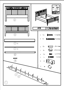 Manual de uso Talgø Selma Estructura de cama