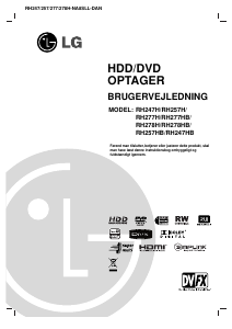 Brugsanvisning LG RH257H DVD afspiller