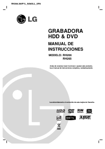 Manual de uso LG RH266 Reproductor DVD