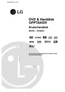 Bruksanvisning LG RH4820V DVD-spiller