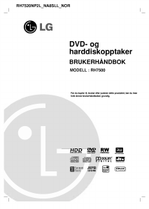 Bruksanvisning LG RH7500 DVD-spiller