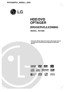 Brugsanvisning LG RH7500 DVD afspiller