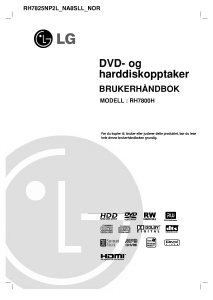Bruksanvisning LG RH7800H DVD-spiller