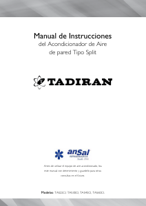 Manual de uso Tadiran TAS22CI Aire acondicionado