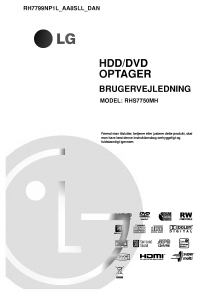 Brugsanvisning LG RHS7750MH DVD afspiller