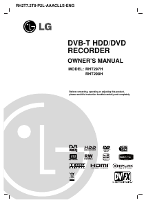 Manual LG RHT297H DVD Player