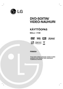 Käyttöohje LG V180 DVD-videosoitin