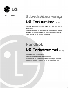 Bruksanvisning LG TD-C70030EB Torktumlare