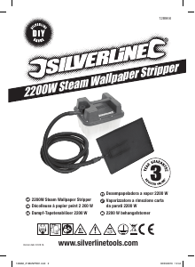 Manual de uso Silverline 128966 Decapante a vapor para papel pintado
