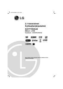 Käyttöohje LG J10D Kotiteatterijärjestelmä