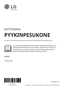 Käyttöohje LG F2WM208S0 Pesukone