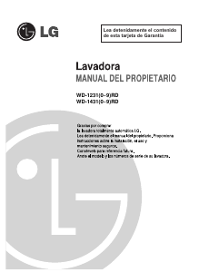 Manual de uso LG WD-12312RD Lavadora