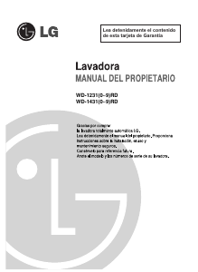 Manual de uso LG WD-14317RD Lavadora