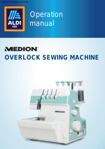 Manual Medion MD 19169 Sewing Machine
