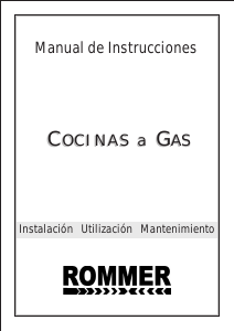 Manual de uso Rommer CH 934 M FG PB Cocina