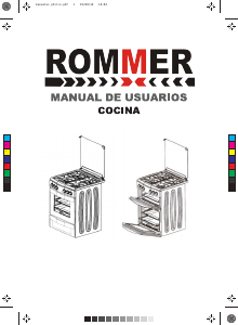 Manual de uso Rommer VCH 606 FG INOX Cocina