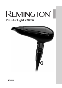 Manual de uso Remington AC6120 Pro-Air Secador de pelo