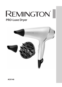 Kullanım kılavuzu Remington AC9140 PROluxe Saç kurutma makinesi