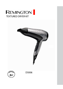 Manual de uso Remington D5006 Secador de pelo