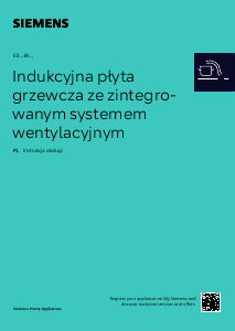 Instrukcja Siemens ED807BS16E Płyta do zabudowy