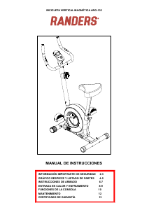 Manual de uso Randers ARG 135 Bicicleta estática