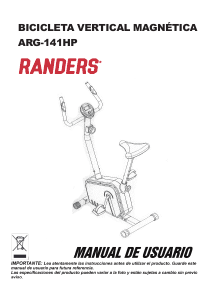 Manual de uso Randers ARG 141HP Bicicleta estática