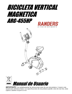 Manual de uso Randers ARG 455 Bicicleta estática