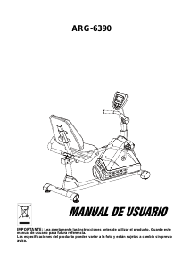 Manual de uso Randers ARG 6390 Bicicleta estática