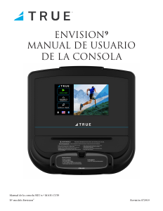 Manual de uso True Envision 9 Consola de fitness