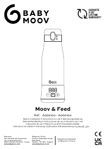 Handleiding Babymoov A002103 Moov & Feed Flessenwarmer