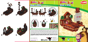 Manuale PlayBIG Bloxx set 800057107 Masha and the Bear La nave dell'orso