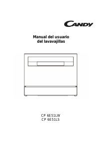Manual de uso Candy CP 6E51LW Lavavajillas