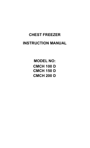 Manual Candy CMCH 200 D Freezer