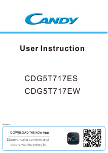 Instrukcja Candy CDG5T717ES Lodówko-zamrażarka