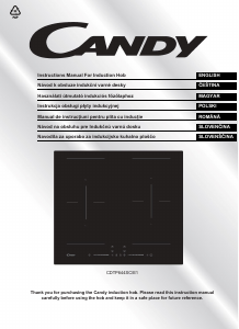 Priročnik Candy CDTP644SC/E1 Grelna plošča