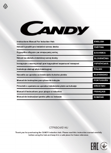 Handleiding Candy CTP6SC4/E14U Kookplaat