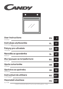 Használati útmutató Candy FCM996NRL Kemence