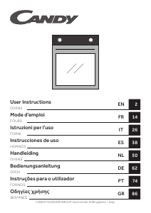 Manual de uso Candy FIDC X502 Horno