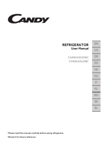 Manuale Candy CHASD4351EBC Frigorifero