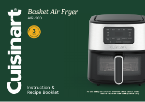 Manual Cuisinart AIR-200 Deep Fryer
