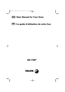Manual Fagor 5H-730B Oven