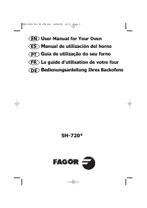 Manual Fagor 5H-720X Oven