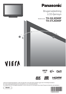 Brugsanvisning Panasonic TX-32LXD85F Viera LCD TV