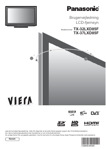 Brugsanvisning Panasonic TX-37LXD85F Viera LCD TV