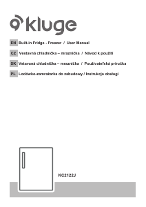 Instrukcja Kluge KC2122J Lodówka