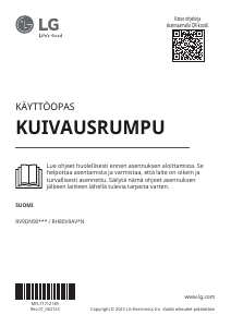 Käyttöohje LG RV9DN903B Kuivausrumpu