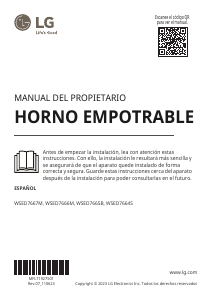 Manual de uso LG WSED7665B Horno