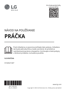 Návod LG FSR5A94WL Práčka