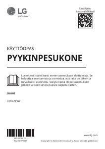 Käyttöohje LG P4Y9LAP2W Pesukone