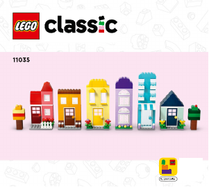 Manual Lego set 11035 Classic Creative houses